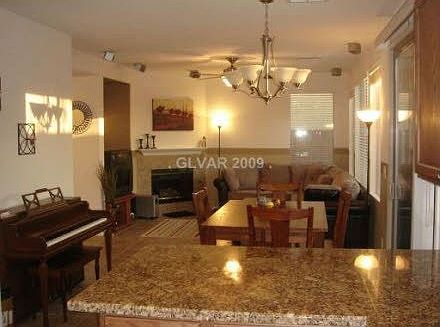 View into living room