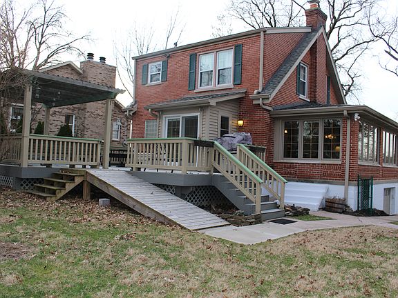 Back of house and deck