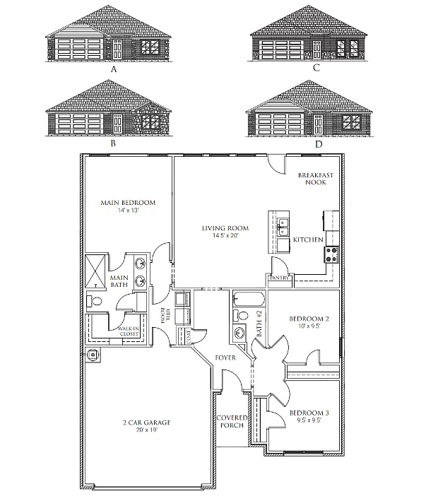 Floor plan 1450