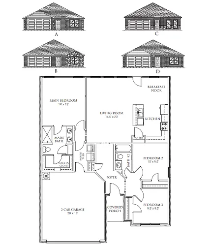 Floor plan 1450