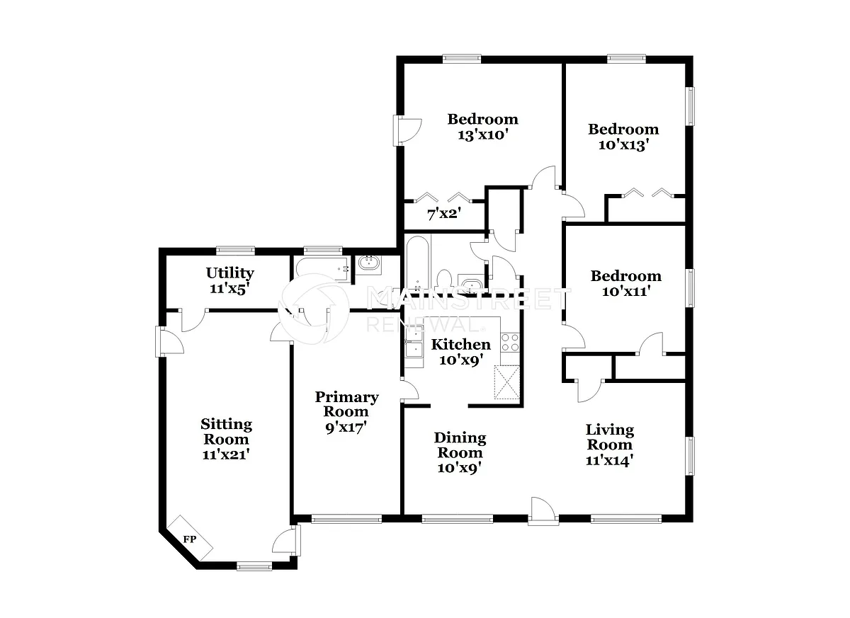 Floor Plan - 6234 Balboa Dr