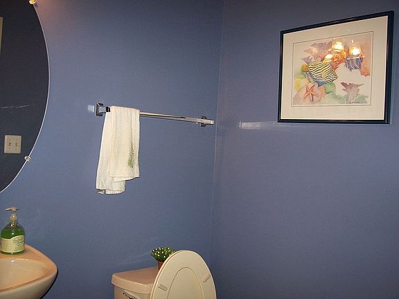 half bathroom on main level