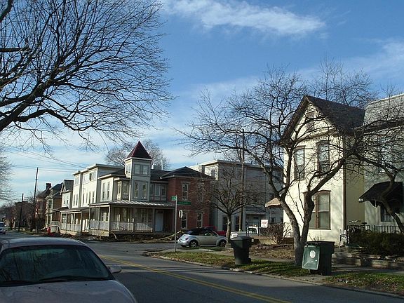 Exterior showing part of east side.