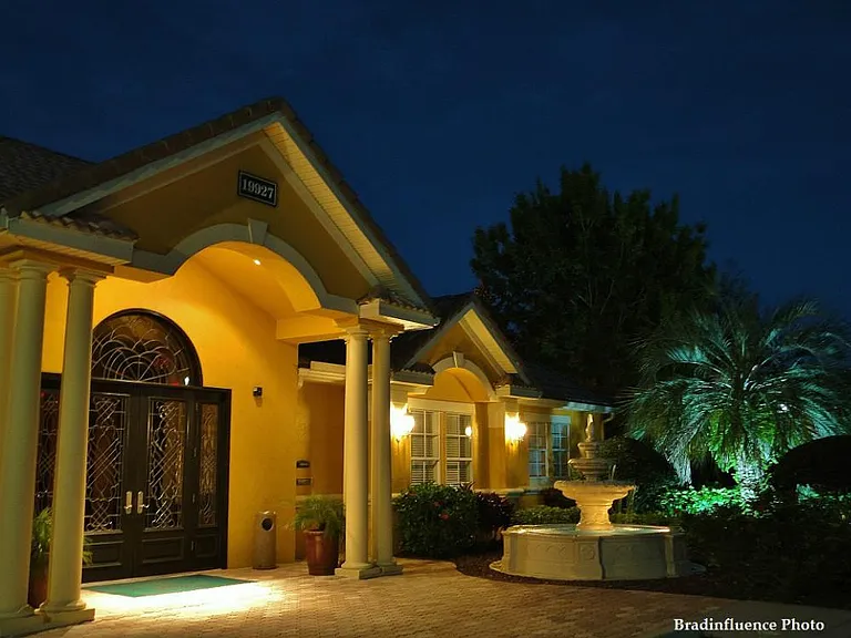 Clubhouse entry at Mirabella