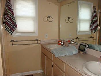 Private master bath.