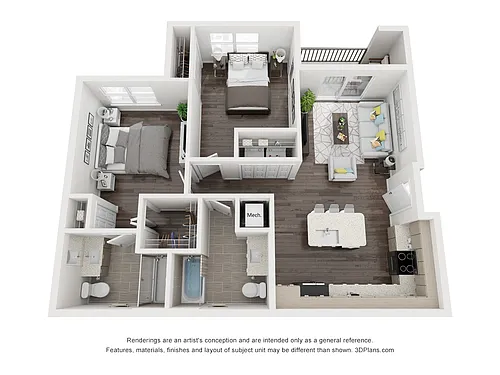 Floor plan B3