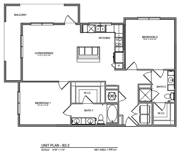 Floor plan B2A