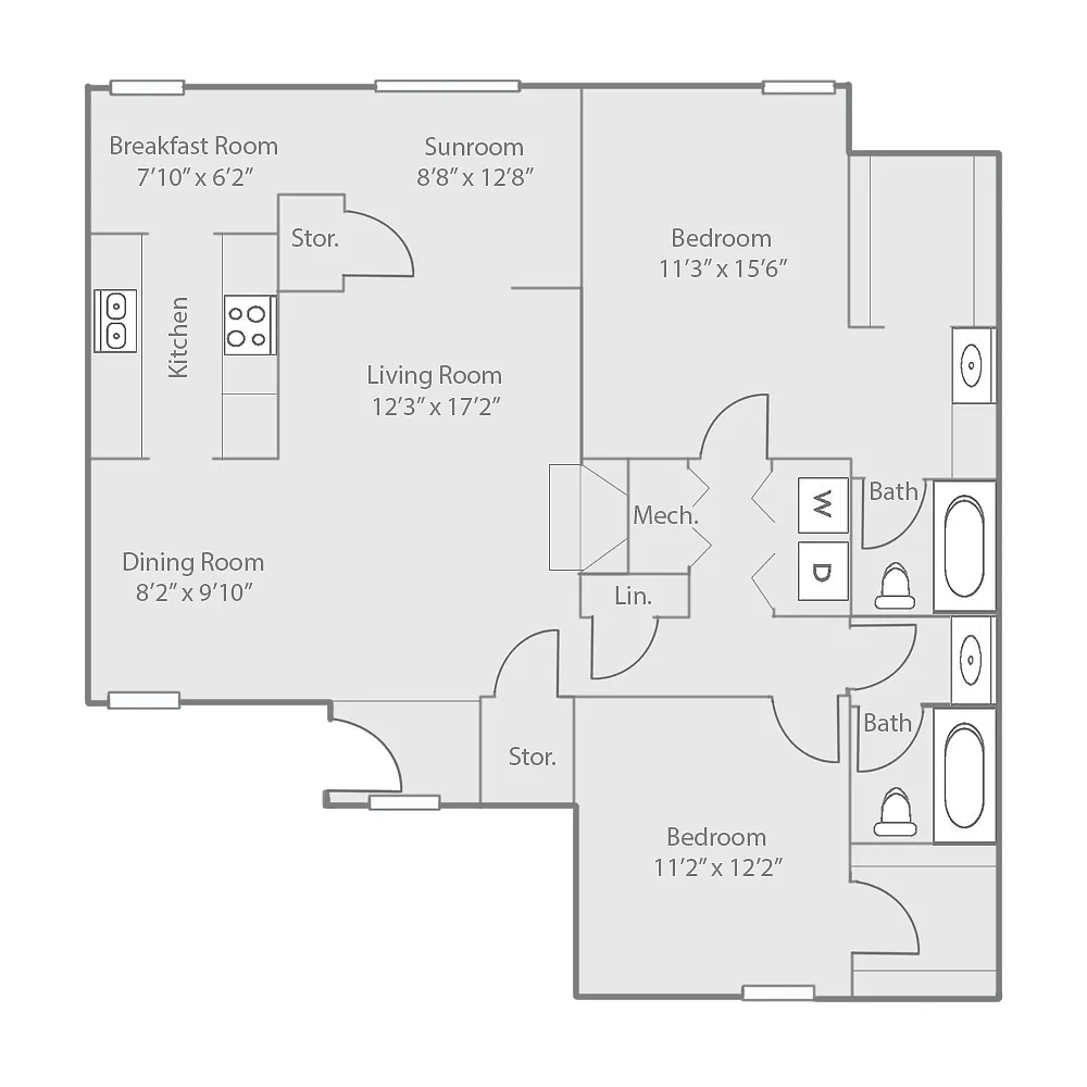 Floor plan The Sycamore