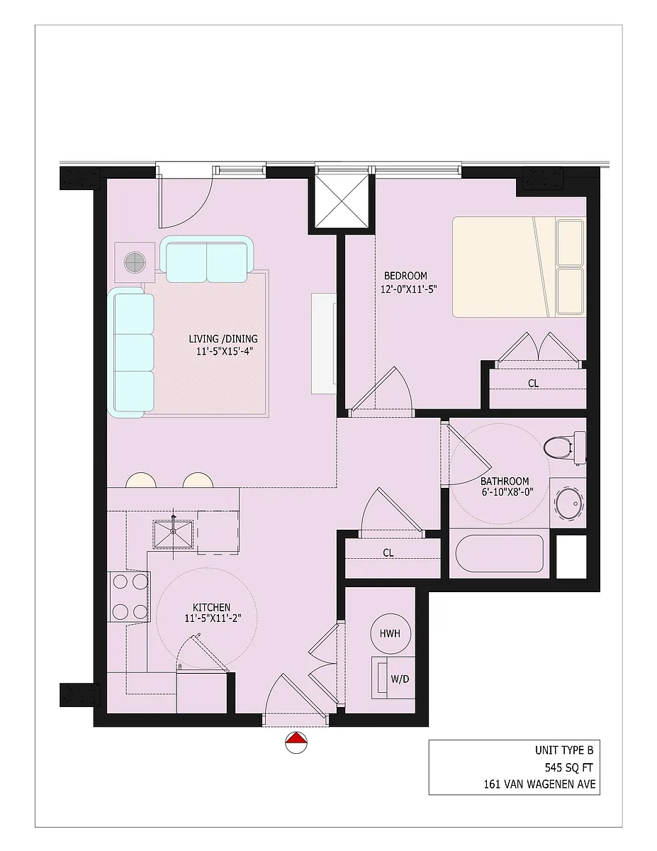 Floor plan Type B