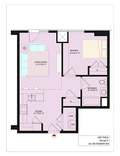 Floor plan Type B