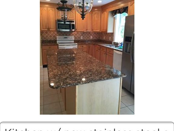 Granite countertops.