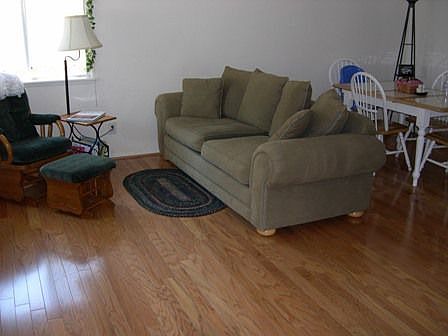 Wood floors in Living Rm