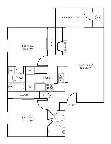 Floor plan Rose