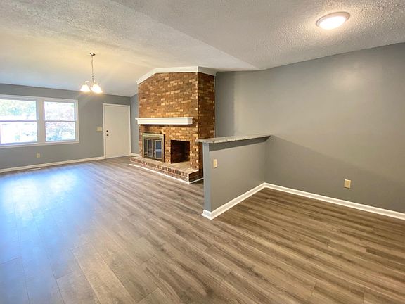 Living room and dining nook
