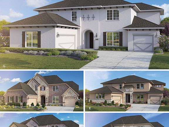 Discover luxury in diverse architectural designs of single-family homes, elegantly rendered.