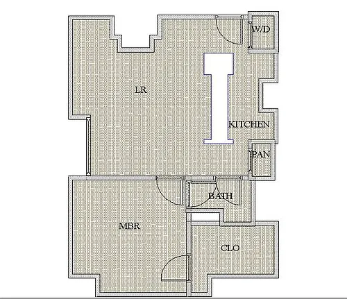 Floor plan A3R - W/D in Entry