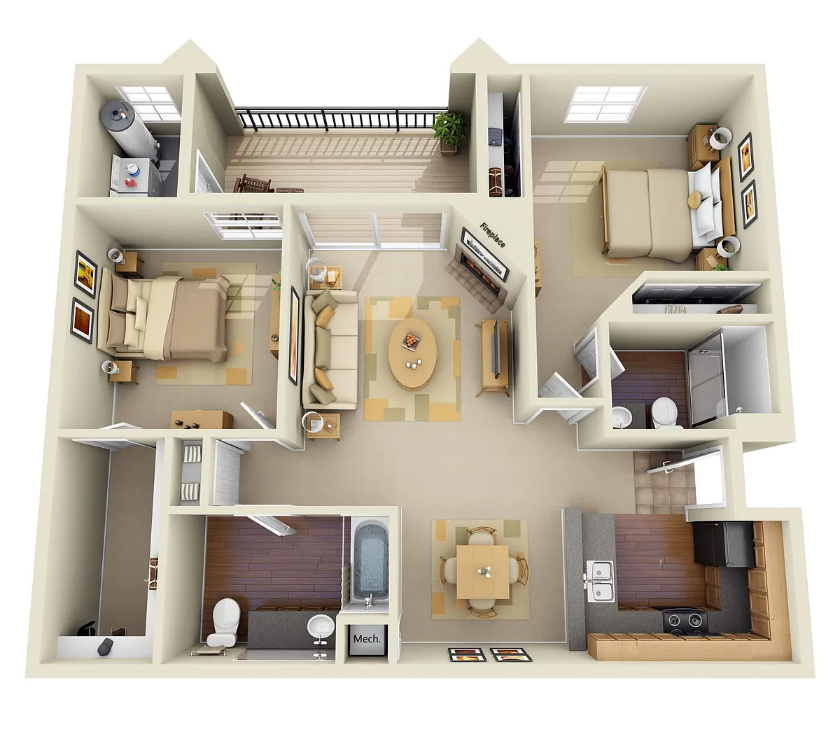Floor plan B2