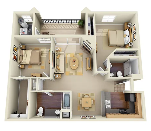 Floor plan B2