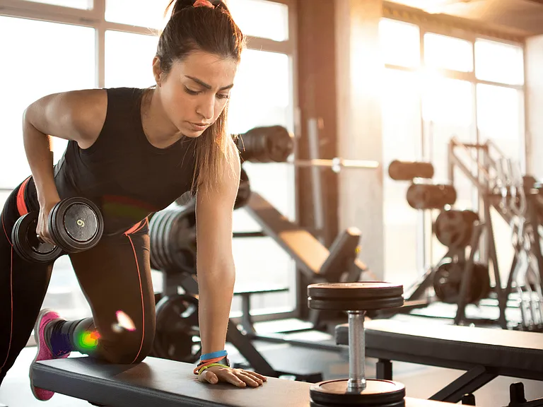 The fitness center image is for visual reference only; actual property features may differ.