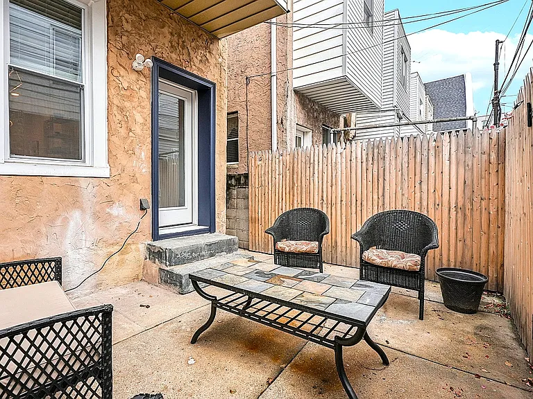 Large private patio