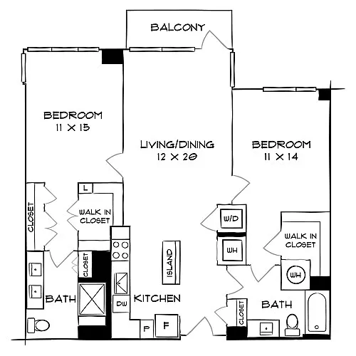 Floor plan Design 2A20