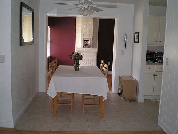 Dining Room with New cermic tile