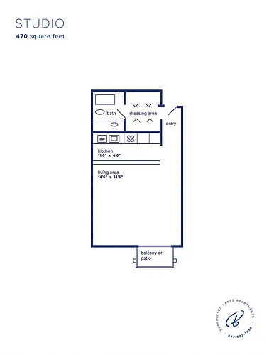 Floor plan Studio