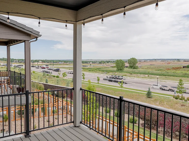 Balcony space/ deck perfect for sunrise view and early morning coffee
