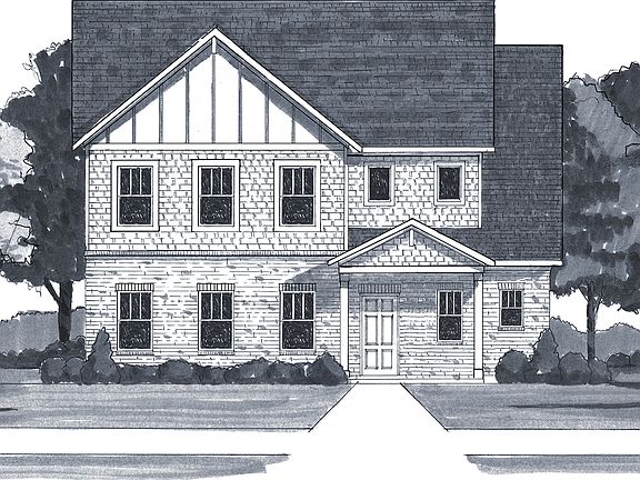 The Richland - Craftsman 2 - Side Entry Garage