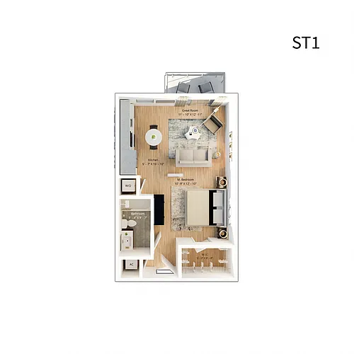 Floor plan ST1