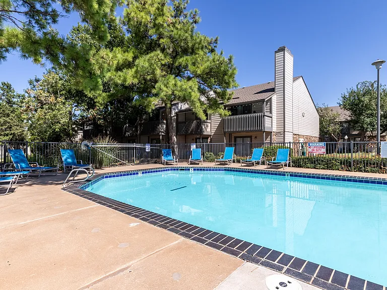 Sparkling Swimming Pool and Sundeck