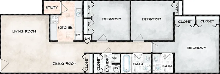 The Hanover Floorplan Diagram