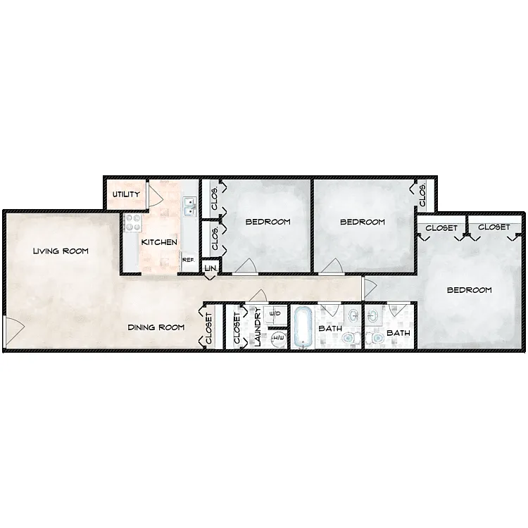 Floor plan The Hanover