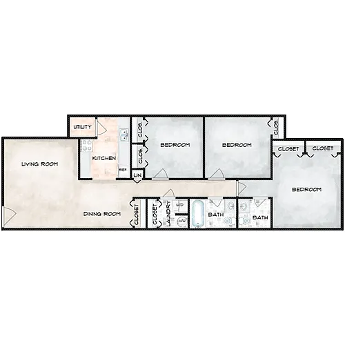 Floor plan The Hanover