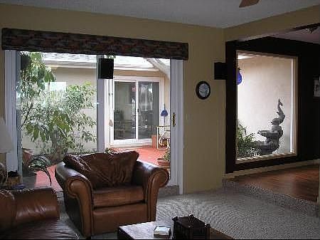 View of Atrium from Living Room