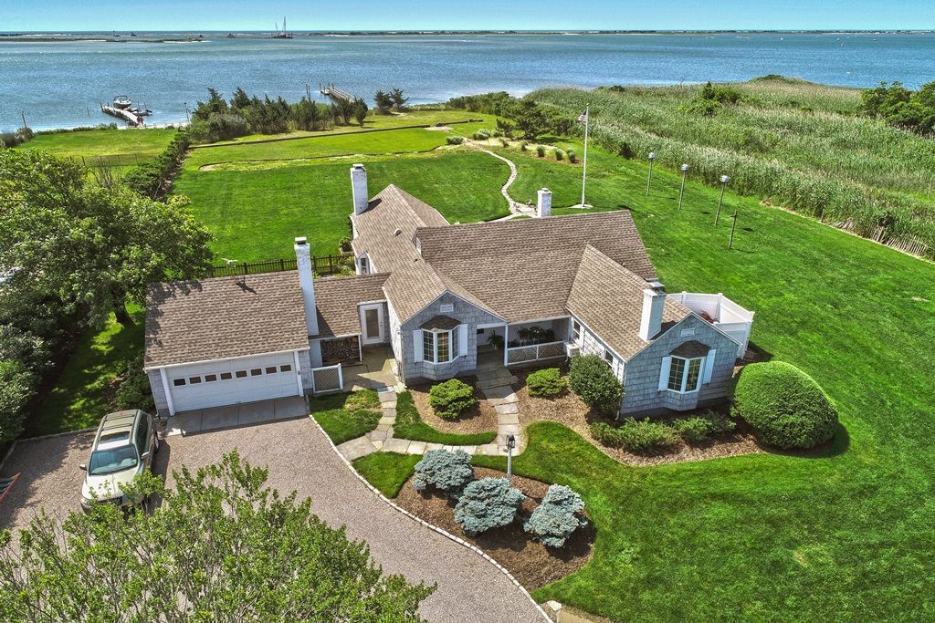  Front Aerial of 52 Tuthill Point Road Guest House