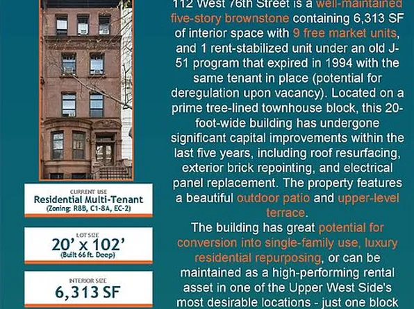 112 W 76th St, New York, NY 10023