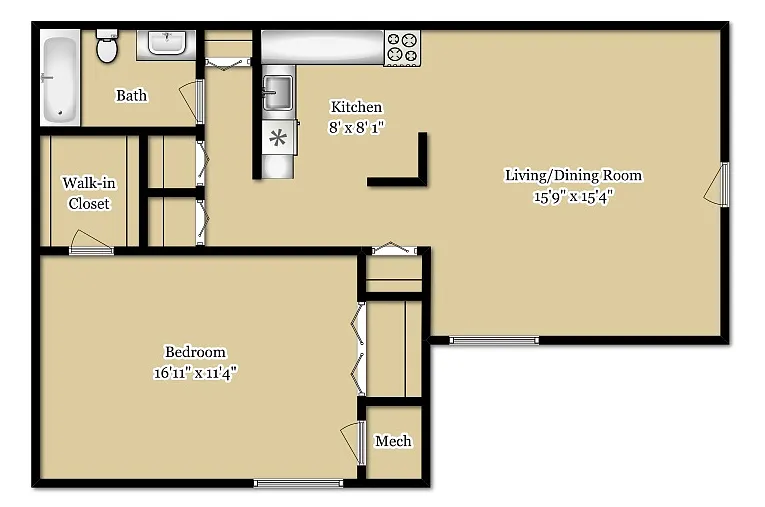 Floor plan B1P