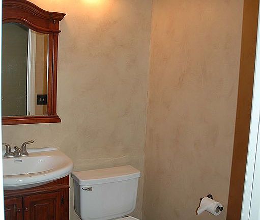 Powder Bathroom Faux Finished