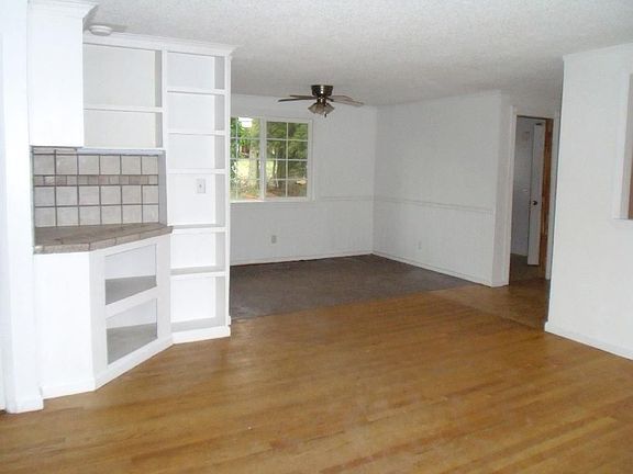 hardwood floor in living room