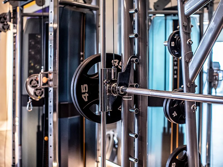 Our spacious fitness center offers a variety of equipment to meet your needs.