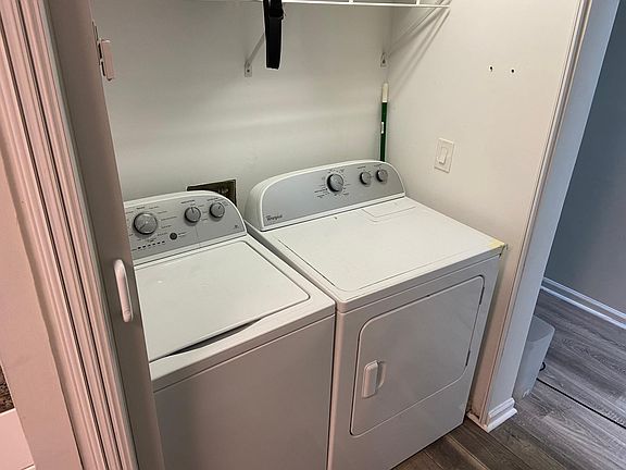 Washer and dryer included