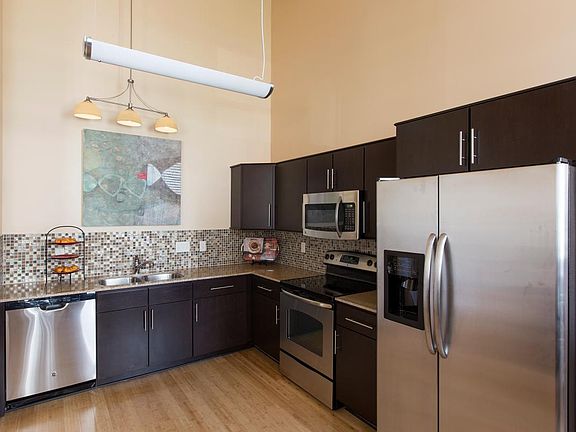 Modern Kitchen, Stainless Steel Appliances