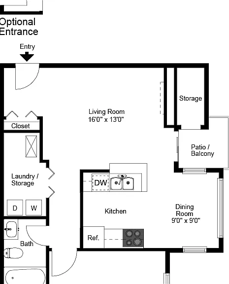 One Bedroom One Bedroom