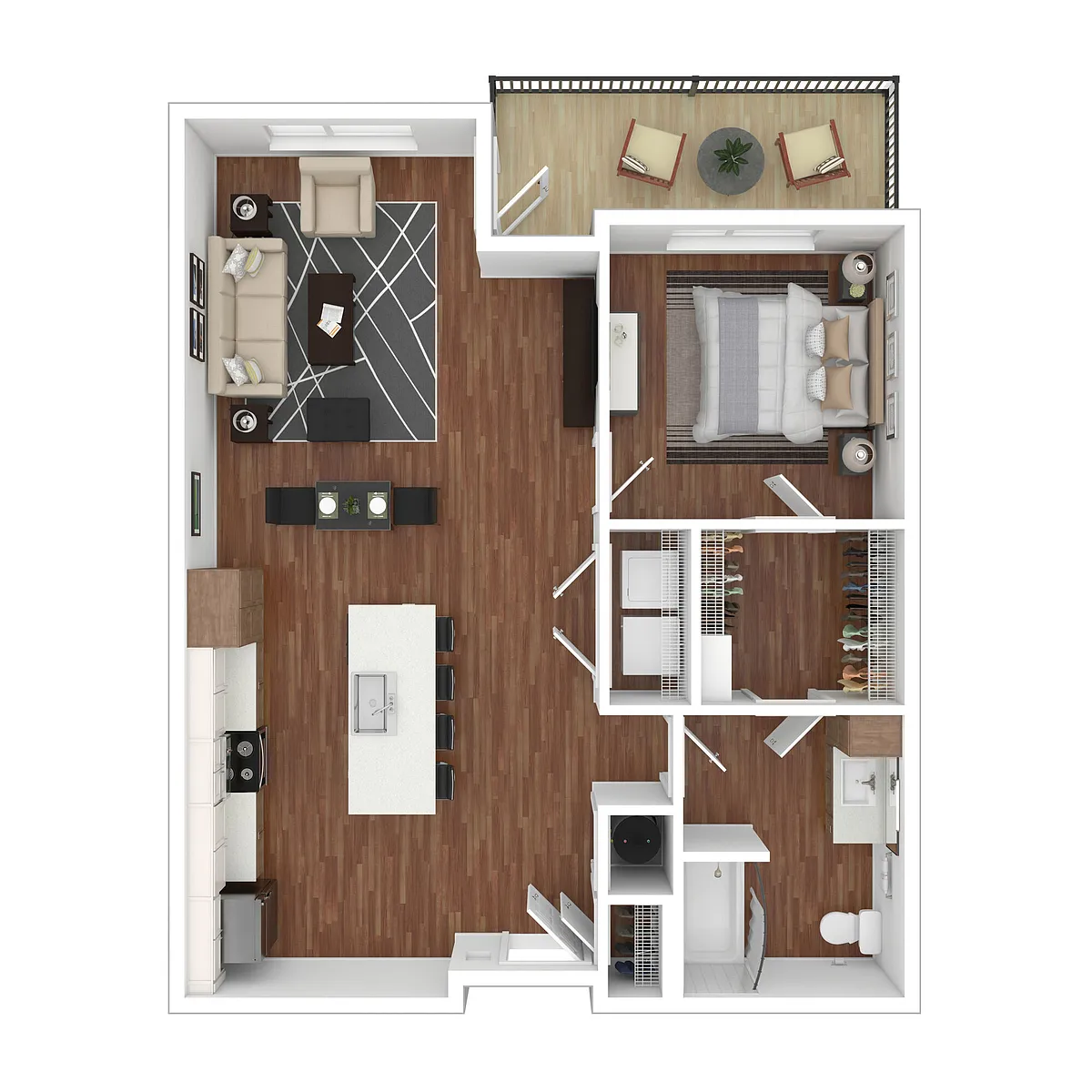 Floor plan Hexagon
