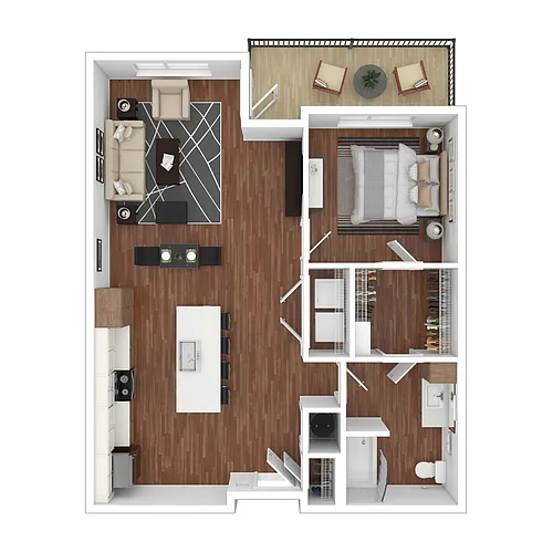 Floor plan Hexagon