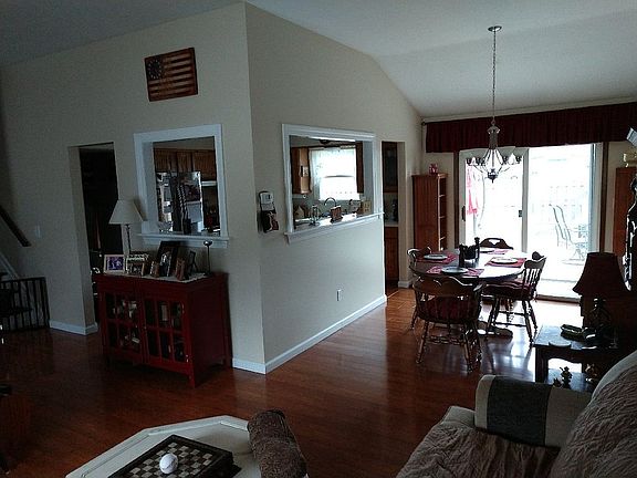 Open dining/living area
