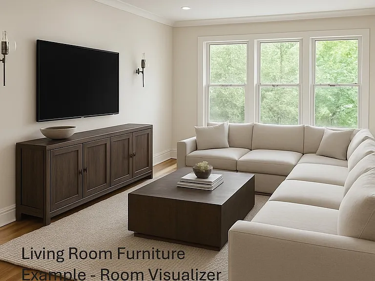 Living Room Visualizer with Furniture