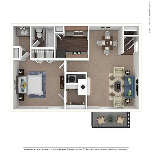 Floor plan 1X1