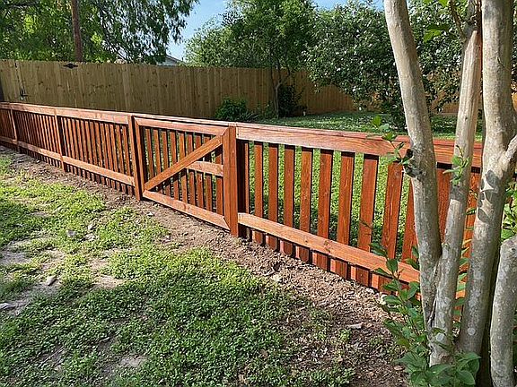 Custom cedar 5' gate